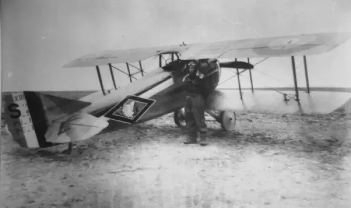 Framed Print : SPAD XIII aft, (on the ground) Framed Print : SPAD XIII aft, (on the ground)