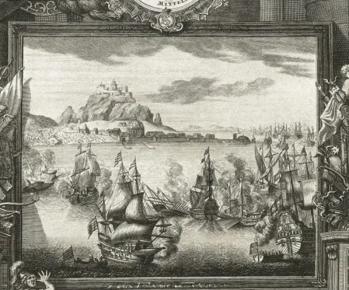 Framed Print : Spain (1706). War of the Soanish Succession Framed Print : Spain (1706). War of the Soanish Succession