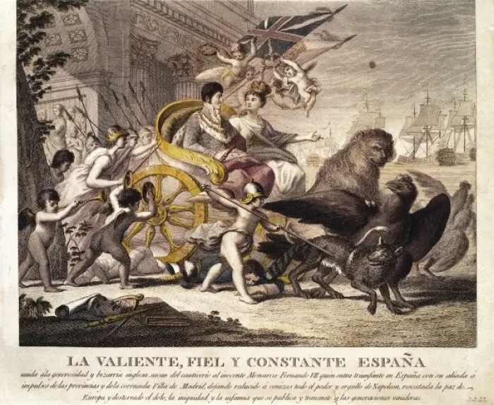 Framed Print : Spain (1802). Entrance of the kings Carlos IV Framed Print : Spain (1802). Entrance of the kings Carlos IV