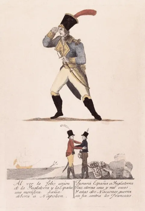 Framed Print : Spain (1808-1814). Peninsular War. Napoleon in Framed Print : Spain (1808-1814). Peninsular War. Napoleon in