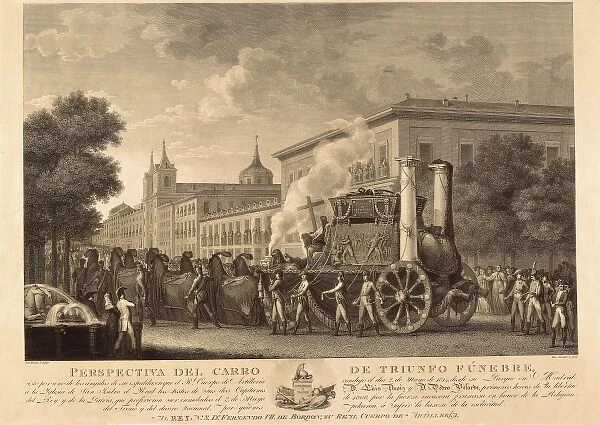 Spain (1814). Move of the corpses of Luis Daoiz