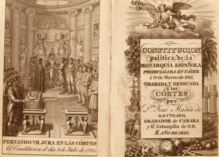 Framed Print : Spain (1820-1823). Liberal Triennium. Constituci Framed Print : Spain (1820-1823). Liberal Triennium. Constituci