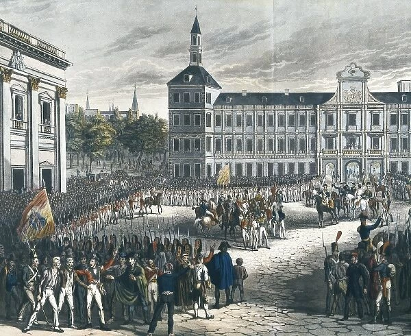 Spain (1820-1823). Liberal Triennium. The troops