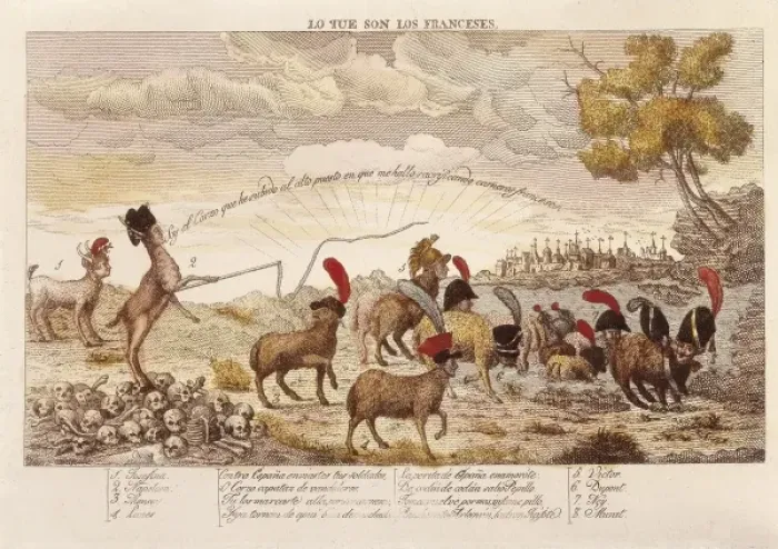 Framed Print : Spain (1852). Peninsular War (1808-1814). Lo Framed Print : Spain (1852). Peninsular War (1808-1814). Lo