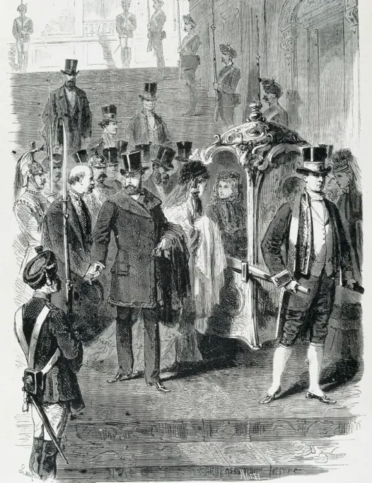 Framed Print : Spain (1873). Abdication of Amadeo I. The king Framed Print : Spain (1873). Abdication of Amadeo I. The king