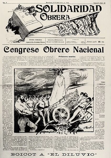 Spain (1910). Solidaridad Obrera, publication