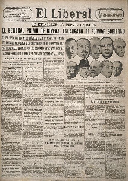 Spain (1923). Primo de Riveras Coup d Etat