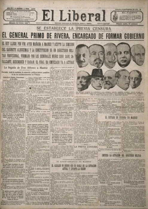 Framed Print : Spain (1923). Primo de Riveras Coup d Etat Framed Print : Spain (1923). Primo de Riveras Coup d Etat