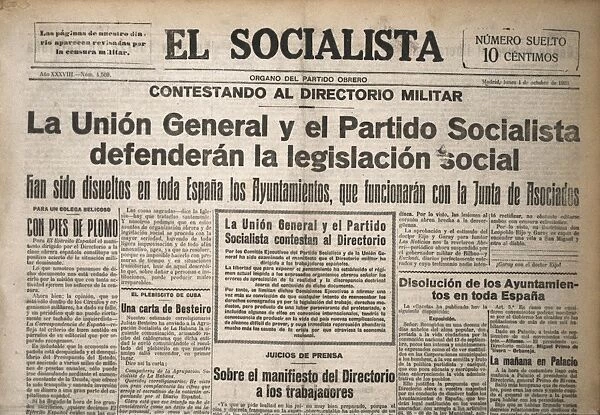 Spain (1923). Primo de Riveras Dictatorship