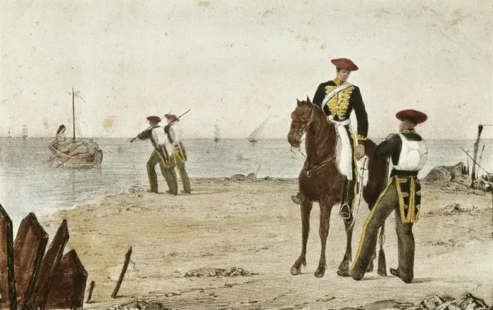 Framed Print : Spain (19th c. ). Carlist Wars. Album of the Carlist Framed Print : Spain (19th c. ). Carlist Wars. Album of the Carlist