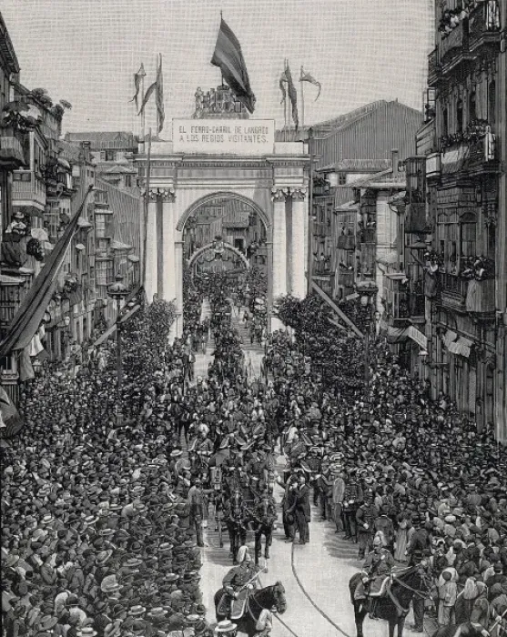 Framed Print : Spain (20th c. ). Entrance of Alfonso XIII into Framed Print : Spain (20th c. ). Entrance of Alfonso XIII into