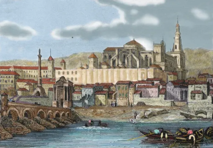 Framed Print : Spain. Andalusia. Co?rdoba. View of the city with the Mosque Framed Print : Spain. Andalusia. Co?rdoba. View of the city with the Mosque