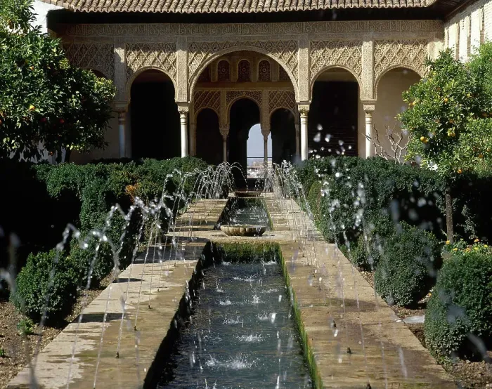 Framed Print : Spain, Andalusia, Granada. The Generalife Framed Print : Spain, Andalusia, Granada. The Generalife