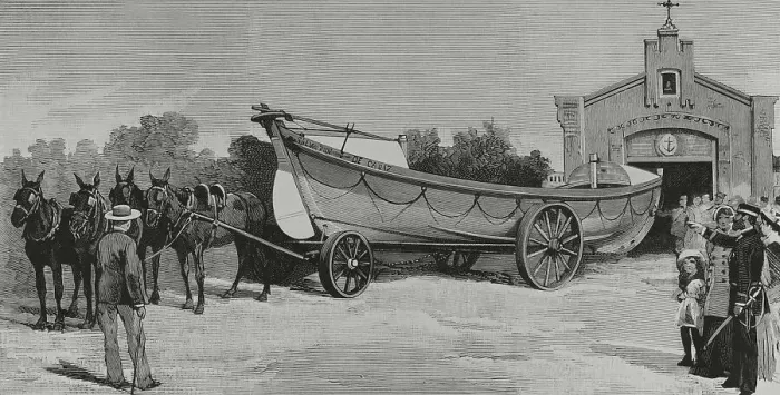 Framed Print : Spain, Andalusia. Lifeboat with boxer rope-launcher device Framed Print : Spain, Andalusia. Lifeboat with boxer rope-launcher device