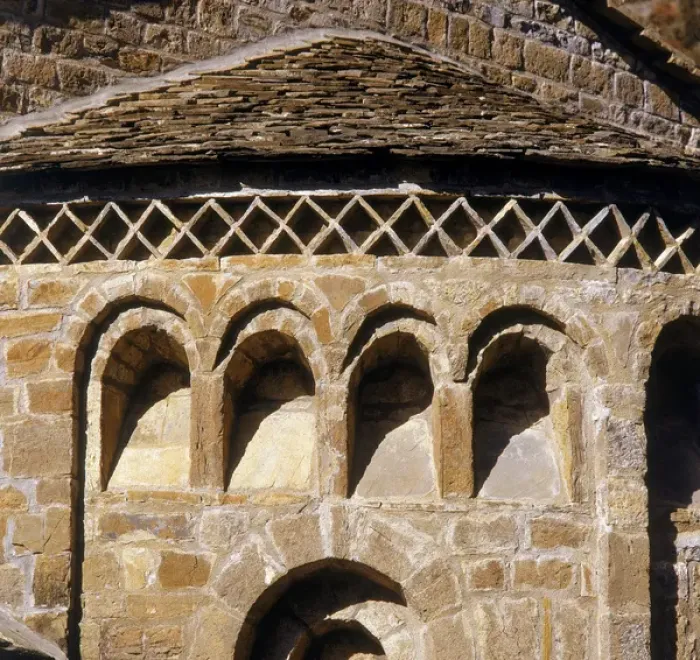 Framed Print : Spain. Aragon. Beranuy. Romanesque monastery of Santa Mari?a Framed Print : Spain. Aragon. Beranuy. Romanesque monastery of Santa Mari?a