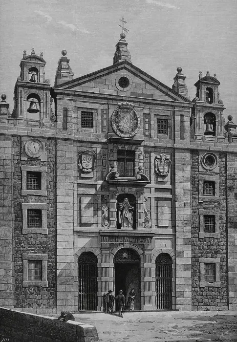 Framed Print : Spain, Avila. Main facade of the Church and Convent Framed Print : Spain, Avila. Main facade of the Church and Convent