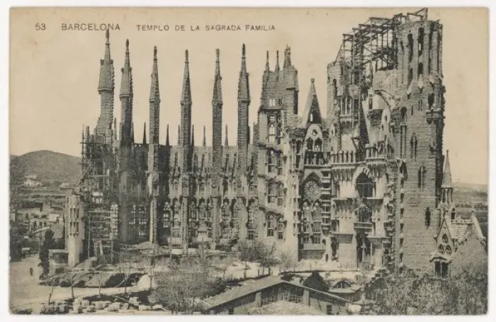 Framed Print : Spain / Barcelona C1910 Framed Print : Spain / Barcelona C1910