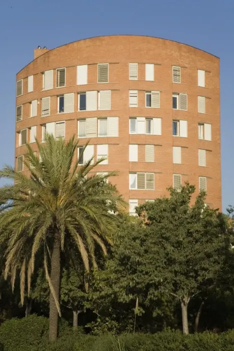 Framed Print : SPAIN. Barcelona. Olympic Village. Flat building Framed Print : SPAIN. Barcelona. Olympic Village. Flat building