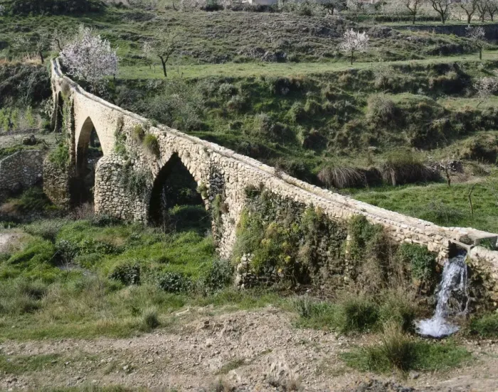 Framed Print : SPAIN. Biar. Aqueduct. Roman art. Architecture Framed Print : SPAIN. Biar. Aqueduct. Roman art. Architecture