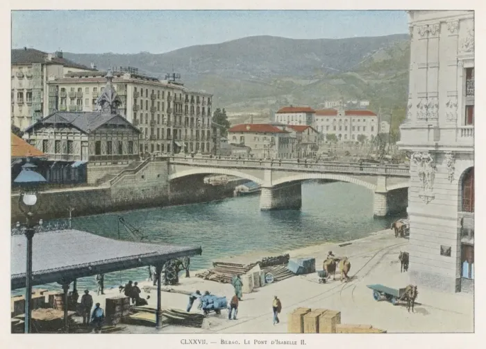 Framed Print : Spain / Bilbao C1900 Framed Print : Spain / Bilbao C1900