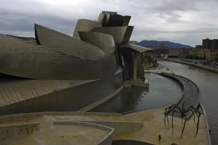 Framed Print : SPAIN. Bilbao. Guggenheim Museum Bilbao. Exterior Framed Print : SPAIN. Bilbao. Guggenheim Museum Bilbao. Exterior