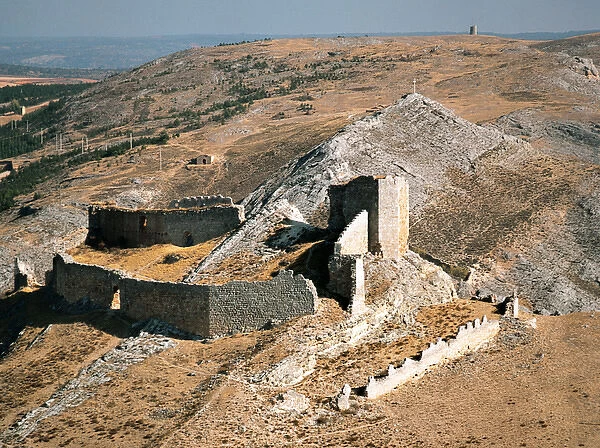 Spain. Burgo de Osma. Osma Castle. Ruins