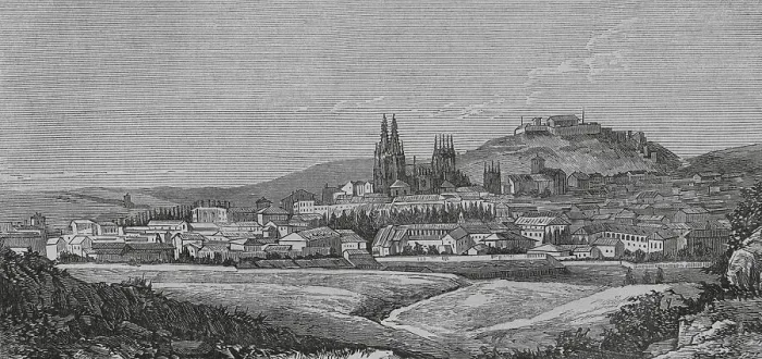 Framed Print : Spain, Burgos. Panorama of the city Framed Print : Spain, Burgos. Panorama of the city