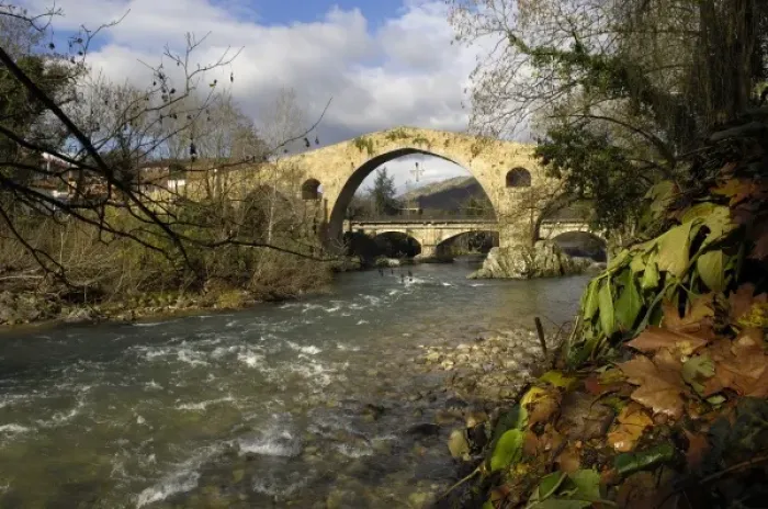 Framed Print : SPAIN. Cangas de On Framed Print : SPAIN. Cangas de On