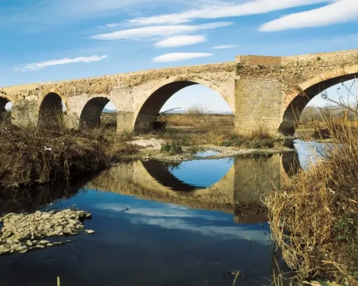Framed Print : SPAIN. Castell d Empories. Old Bridge. Romanesque art. Architecture Framed Print : SPAIN. Castell d Empories. Old Bridge. Romanesque art. Architecture