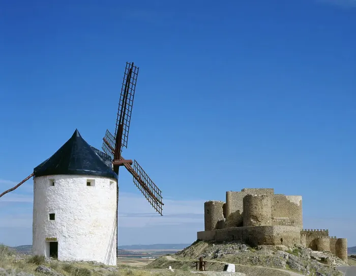 Framed Print : Spain, Castile-La Mancha, Toledo province. Consuegra Framed Print : Spain, Castile-La Mancha, Toledo province. Consuegra