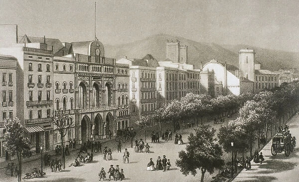 Spain, Catalonia. Barcelona. 19th century