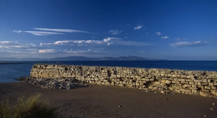 Framed Print : Spain. Catalonia. Empuries. Greek Jetty. 2nd-1st century B. C Framed Print : Spain. Catalonia. Empuries. Greek Jetty. 2nd-1st century B. C