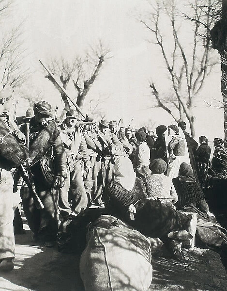 Spain Civil War Evacuation Of Teruel December