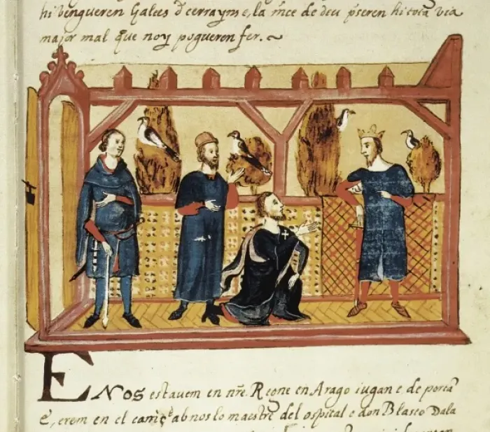 Framed Print : Spain. Crown of Aragon. 13th c. Facsimile of Framed Print : Spain. Crown of Aragon. 13th c. Facsimile of