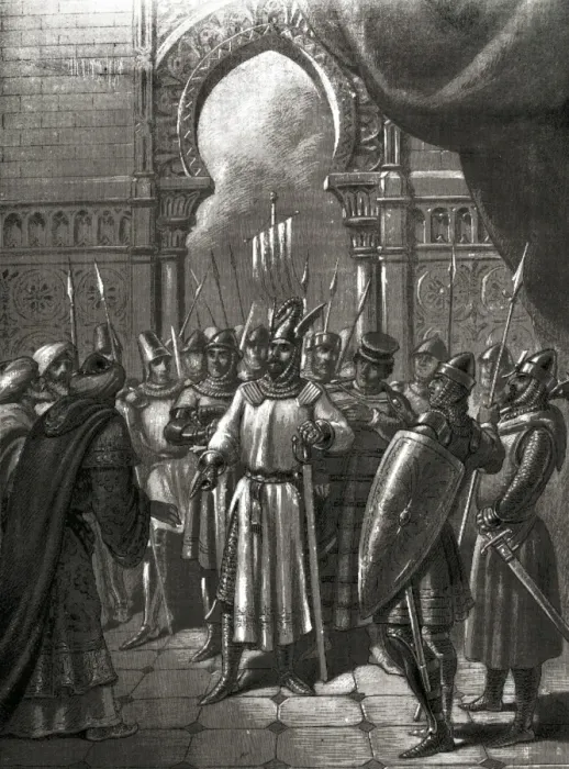 Framed Print : Spain. Crown of Aragon. Conquest of Majorca (1232) Framed Print : Spain. Crown of Aragon. Conquest of Majorca (1232)