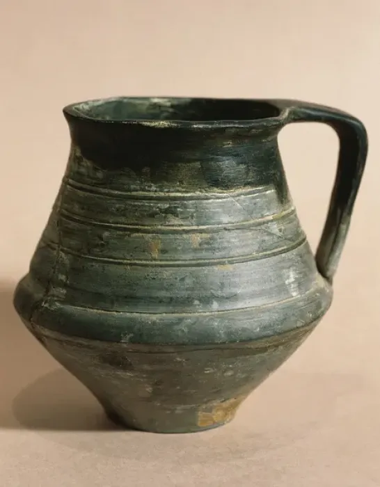 Framed Print : Spain. Early Iron Age (500-38 BC). Grey Ceramic jar. Cervera Framed Print : Spain. Early Iron Age (500-38 BC). Grey Ceramic jar. Cervera