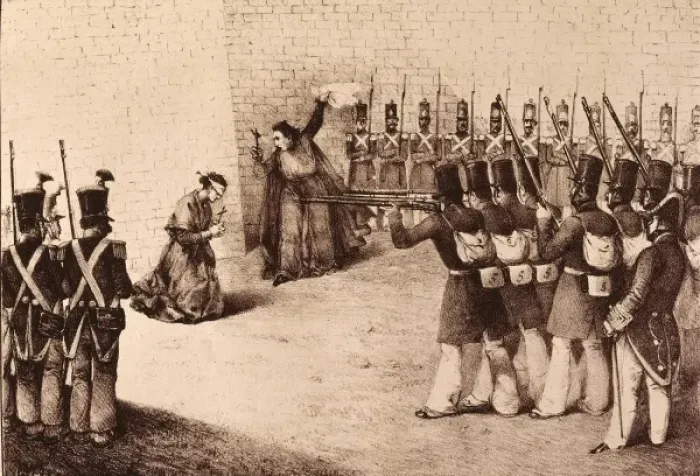 Framed Print : Spain. First Carlist War. Shooting of Ramabrera s Framed Print : Spain. First Carlist War. Shooting of Ramabrera s