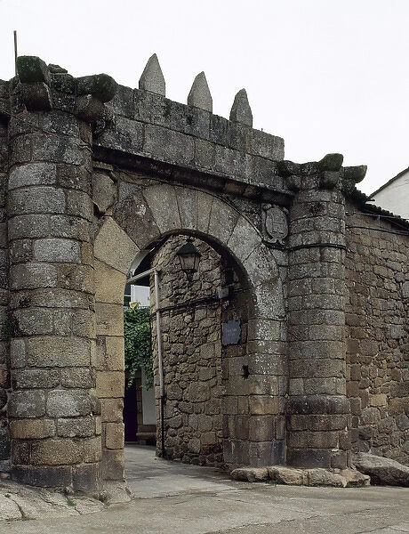 Spain. Galicia. Ribadavia. Entrance to the Jewish quarter