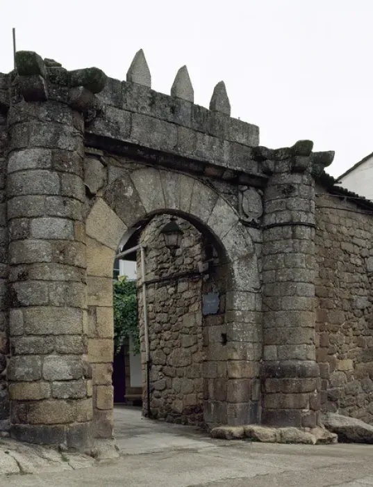 Framed Print : Spain. Galicia. Ribadavia. Entrance to the Jewish quarter Framed Print : Spain. Galicia. Ribadavia. Entrance to the Jewish quarter