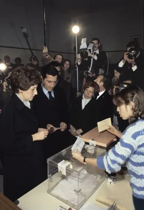 Framed Print : Spain. General elections on the 1st March 1979 Framed Print : Spain. General elections on the 1st March 1979