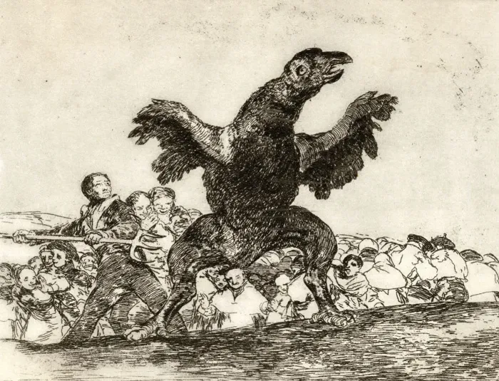 Framed Print : SPAIN GOYA WAR VULTURE Framed Print : SPAIN GOYA WAR VULTURE