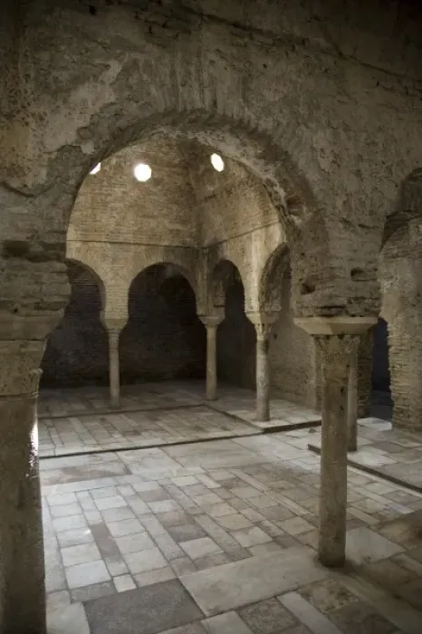Framed Print : SPAIN. Granada. Arabian baths (11th c. ). Hispano-Moresque Framed Print : SPAIN. Granada. Arabian baths (11th c. ). Hispano-Moresque