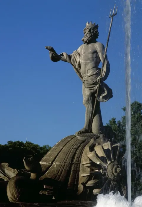 Framed Print : Spain. Madrid. The Neptune Fountain Framed Print : Spain. Madrid. The Neptune Fountain