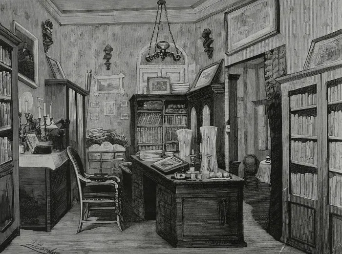 Framed Print : Spain, Madrid. Ramon Mesonero Romanos office Framed Print : Spain, Madrid. Ramon Mesonero Romanos office
