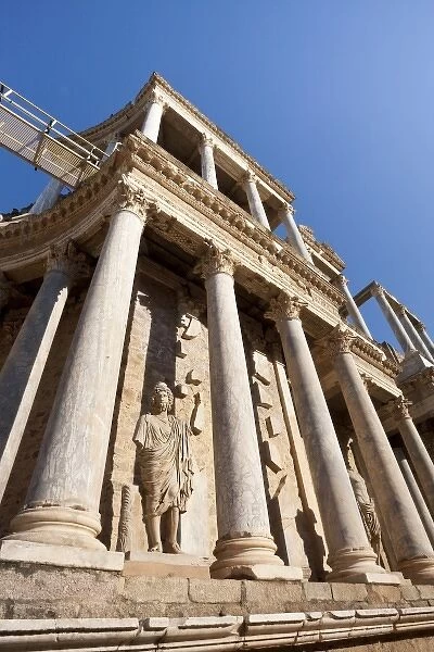 SPAIN. M鲩da. Roman Theatre. Replica of a Roman