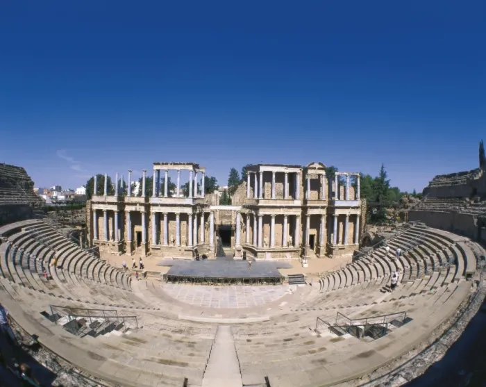 Framed Print : SPAIN. M鲩da. Roman Theatre. Sight of the stands Framed Print : SPAIN. M鲩da. Roman Theatre. Sight of the stands