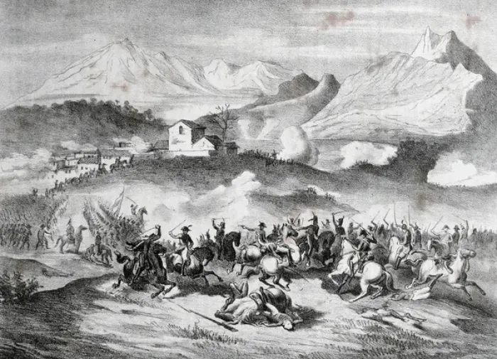 Framed Print : Spain. Peninsular War. (1808-1814). Battle of the town of Va Framed Print : Spain. Peninsular War. (1808-1814). Battle of the town of Va
