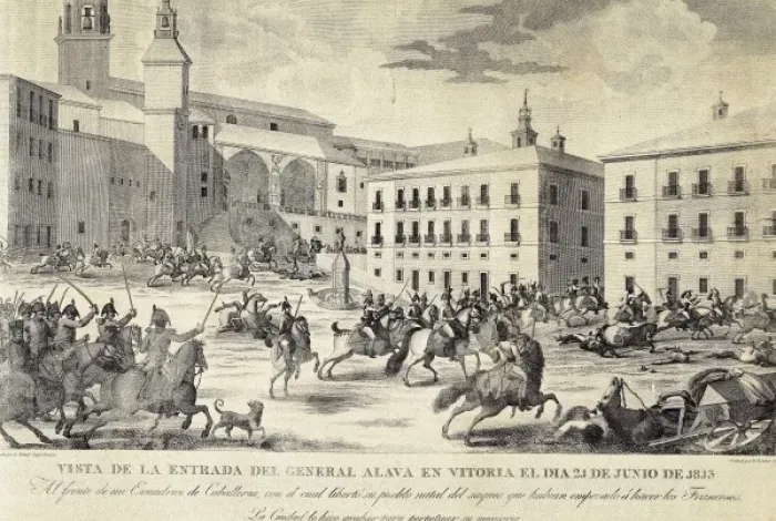 Framed Print : Spain. Peninsular War (1808-1814). Entrance of Framed Print : Spain. Peninsular War (1808-1814). Entrance of