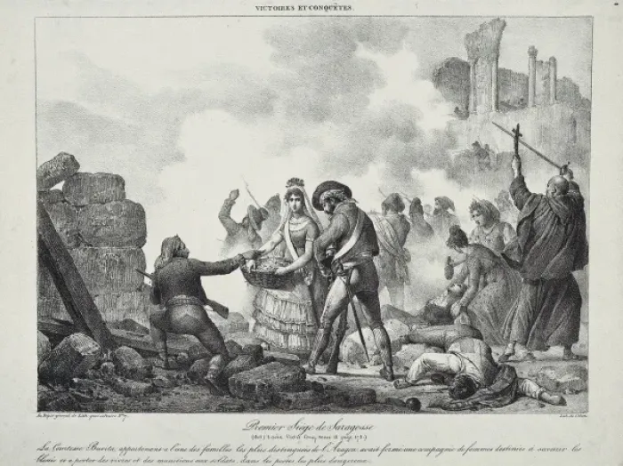Framed Print : Spain. Peninsular War (1808-1814). First Siege Framed Print : Spain. Peninsular War (1808-1814). First Siege