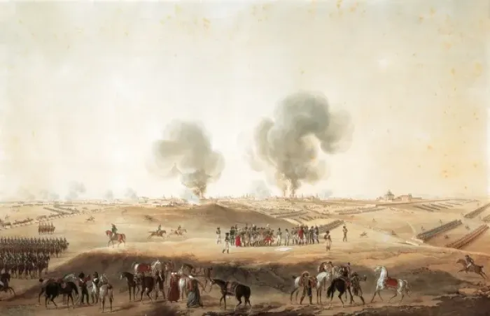 Framed Print : Spain. Peninsular War. French army attacks Madrid Framed Print : Spain. Peninsular War. French army attacks Madrid
